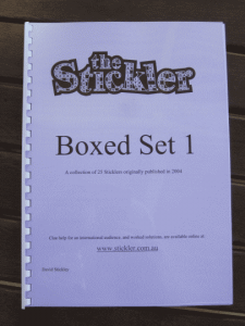 Stickler Boxed Set 1 -<br />
Bound